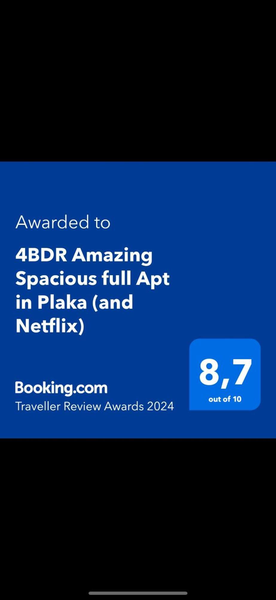 4Bdr Amazing Spacious Full Apt In Plaka Apartamento Atenas Exterior foto